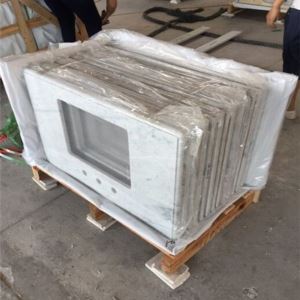 Vanitytop din marmură albă de Carrara