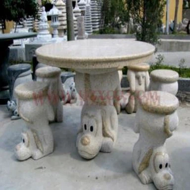 G682 Banc de granit galben
