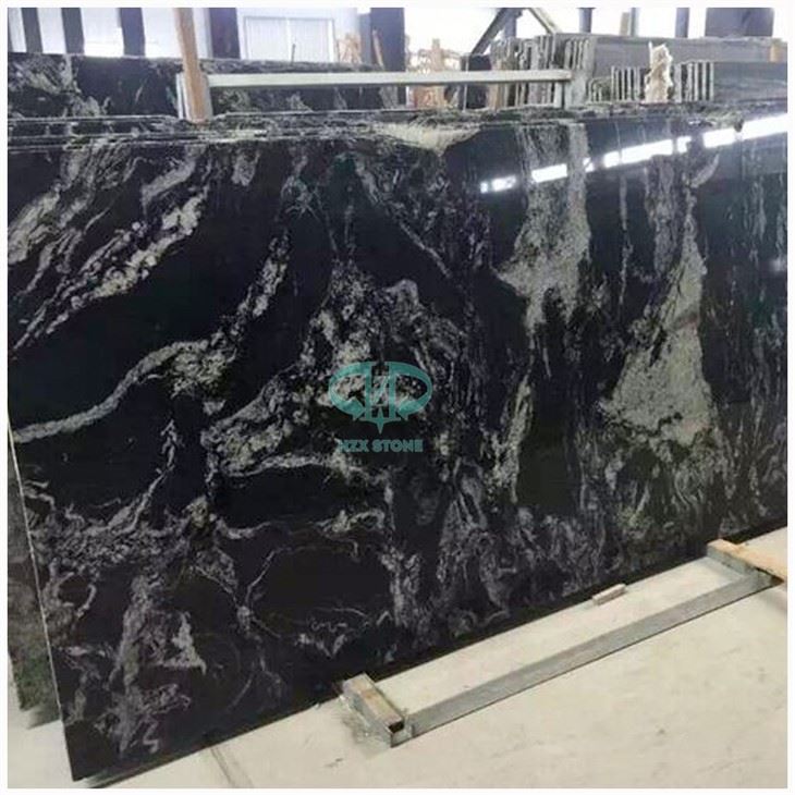 Black Ballet Granite Slabs For Floor Tiles
