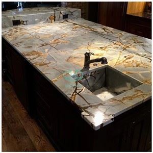 Bucătărie Blue Quartzite Roma
