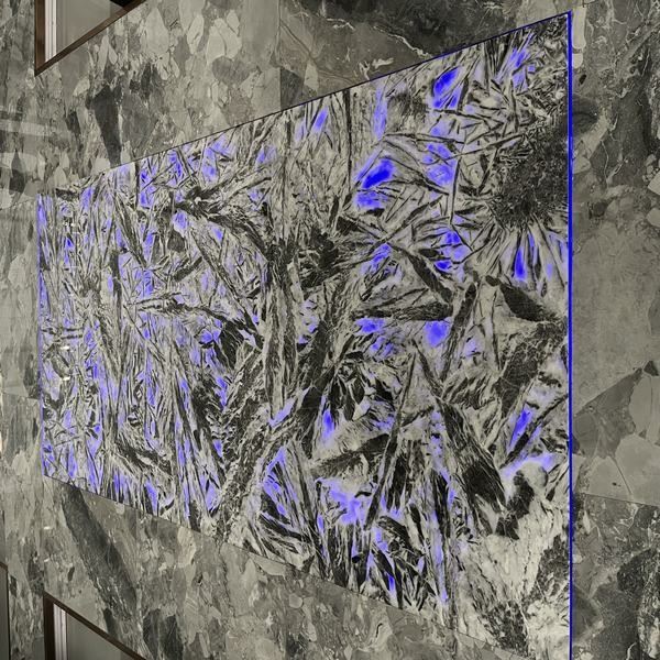 Phoenix Feather White Marble
